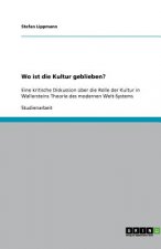 Wo ist die Kultur geblieben?