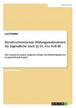 Berufsvorbereitende Bildungsmaßnahmen für Jugendliche nach 61, 61a SGB III