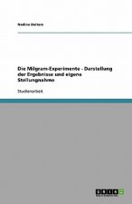 Die Milgram-Experimente - Darstellung der Ergebnisse und eigene Stellungnahme