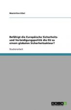 Befähigt die Europäische Sicherheits- und Verteidigungspolitik die EU zu einem globalen Sicherheitsakteur?