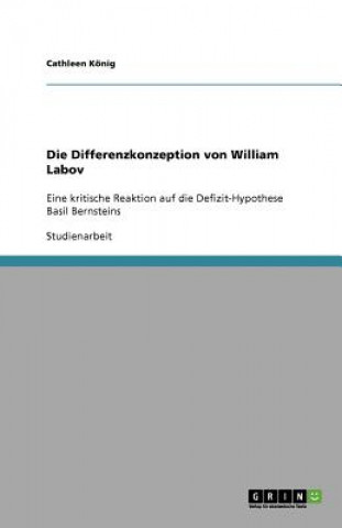 Die Differenzkonzeption von William Labov