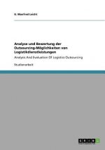 Analyse und Bewertung der Outsourcing-Moeglichkeiten von Logistikdienstleistungen