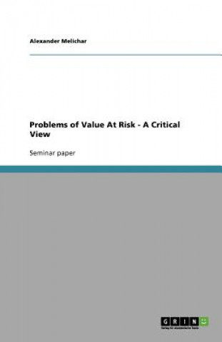 Problems of Value At Risk - A Critical View