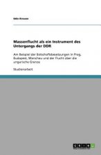Massenflucht als ein Instrument des Untergangs der DDR