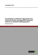 Privatschulen in turkischer Tragerschaft. Eine Chance fur Kinder und Jugendliche turkischer Herkunft im deutschen Bildungssystem?