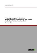Events going green - Nachhaltigkeit in der Veranstaltungsbranche