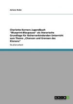 Charlotte Kerners Jugendbuch Blueprint-Blaupause ALS Literarische Grundlage F r F cherverbindenden Unterricht Zum Thema 