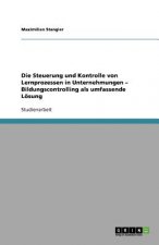 Die Steuerung und Kontrolle von Lernprozessen in Unternehmungen - Bildungscontrolling als umfassende Lösung