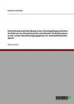 Entwicklung und Erprobung eines leistungsdiagnostischen Verfahrens zur biomechanisch orientierten Technikanalyse in der ersten Beschleunigungsphase im