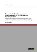 Der qualitative Forschungsprozess als Herausforderung für Forschenden und Forschungssubjekt.