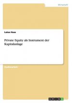 Private Equity als Instrument der Kapitalanlage