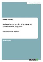 Sozialer Stress bei der Arbeit und im Privatleben im Vergleich