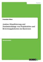 Analyse, Klassifizierung und Zusammenhange von Projektzielen und Bewertungskriterien im Bauwesen