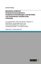 Bausteine moderner Parlamentarismustheorie. Koalitionsverhandlungen und die Rolle von Parlamenten anhand einer Fallstudie