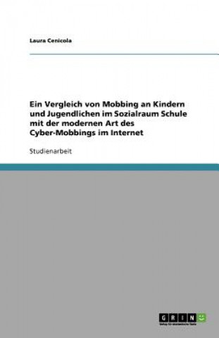 Ein Vergleich von Mobbing an Kindern und Jugendlichen im Sozialraum Schule mit der modernen Art des Cyber-Mobbings im Internet