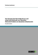 Konzept der Beveridge-Kurve und empirische Befunde zum aktuellen Mismatch-Problem am deutschen Arbeitsmarkt