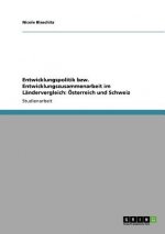 Entwicklungspolitik bzw. Entwicklungszusammenarbeit im Ländervergleich: Österreich und Schweiz