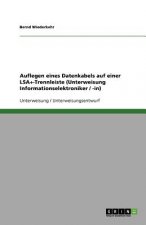 Auflegen eines Datenkabels auf einer LSA+-Trennleiste (Unterweisung Informationselektroniker / -in)