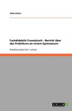 Fachdidaktik Franzoesisch - Bericht uber das Praktikum an einem Gymnasium