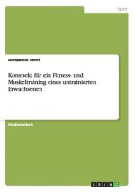 Konspekt fur ein Fitness- und Muskeltraining eines untrainierten Erwachsenen