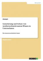 Generierung und Schutz von wettbewerbsrelevantem Wissen in Unternehmen