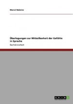 UEberlegungen zur Mitteilbarkeit der Gefuhle in Sprache