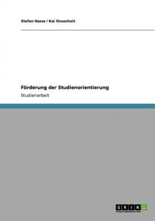 Foerderung der Studienorientierung