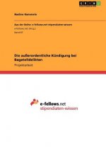 ausserordentliche Kundigung bei Bagatelldelikten