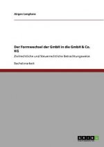 Formwechsel der GmbH in die GmbH & Co. KG