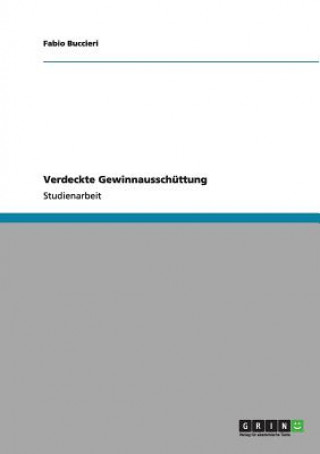Verdeckte Gewinnausschuttung