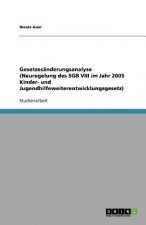 Gesetzesanderungsanalyse (Neuregelung des SGB VIII im Jahr 2005 Kinder- und Jugendhilfeweiterentwicklungsgesetz)