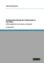 Kritische Betrachtung Der Solarbranche in Ost-Afrika