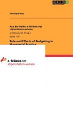Role and Effects of Budgeting in Managerial Practice