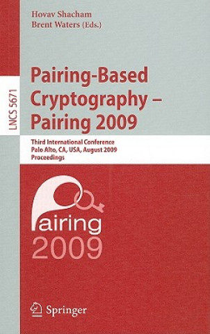 Pairing-Based Cryptography - Pairing 2009