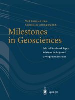Milestones in Geosciences