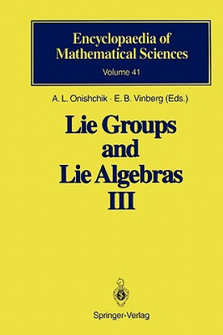 Lie Groups and Lie Algebras III