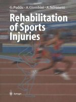 Rehabilitation of Sports Injuries