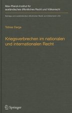 Kriegsverbrechen Im Nationalen Und Internationalen Recht