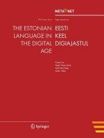Estonian Language in the Digital Age