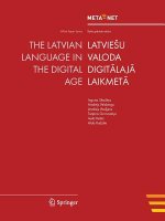 Latvian Language in the Digital Age