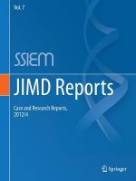 JIMD Reports - Case and Research Reports, 2012/4