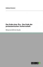 Ende Einer  ra - Das Ende Der Protestantischen Vorherrschaft