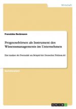 Prognoseboersen als Instrument des Wissensmanagements im Unternehmen
