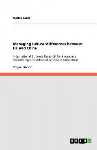 Managing cultural differences between UK and China