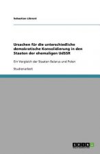 Ursachen fur die unterschiedliche demokratische Konsolidierung in den Staaten der ehemaligen UdSSR