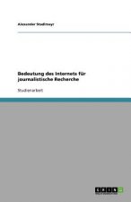 Bedeutung des Internets fur journalistische Recherche