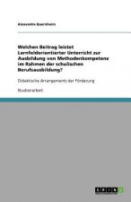 Welchen Beitrag leistet Lernfeldorientierter Unterricht zur Ausbildung von Methodenkompetenz im Rahmen der schulischen Berufsausbildung?