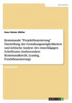 Kommunale Projektfinanzierung Darstellung der Gestaltungsmoeglichkeiten und kritische Analyse des einschlagigen Schrifttums (insbesondere Kommunalkred
