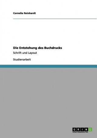 Entstehung des Buchdrucks
