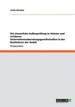 steuerliche Aussenprufung in kleinen und mittleren Unternehmensberatungsgesellschaften in der Rechtsform der GmbH